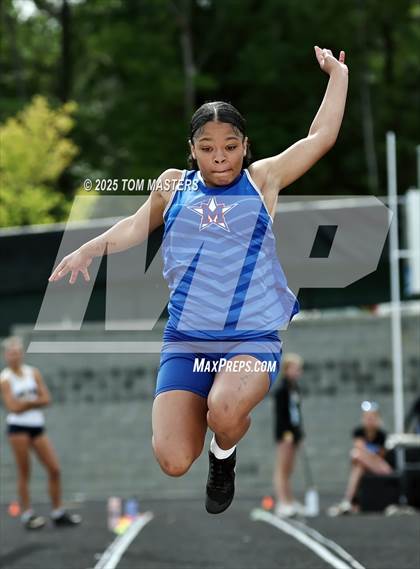 Thumbnail 2 in NCHSAA 4A West Regional (Long Jump) photogallery.