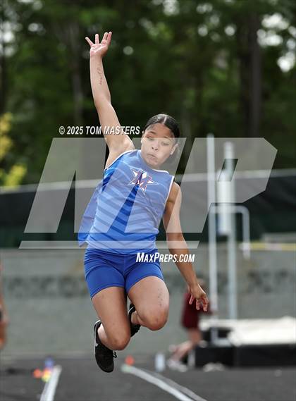 Thumbnail 2 in NCHSAA 4A West Regional (Long Jump) photogallery.