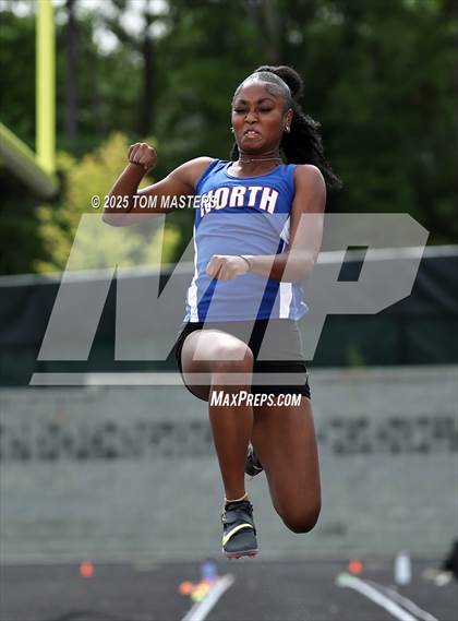 Thumbnail 3 in NCHSAA 4A West Regional (Long Jump) photogallery.