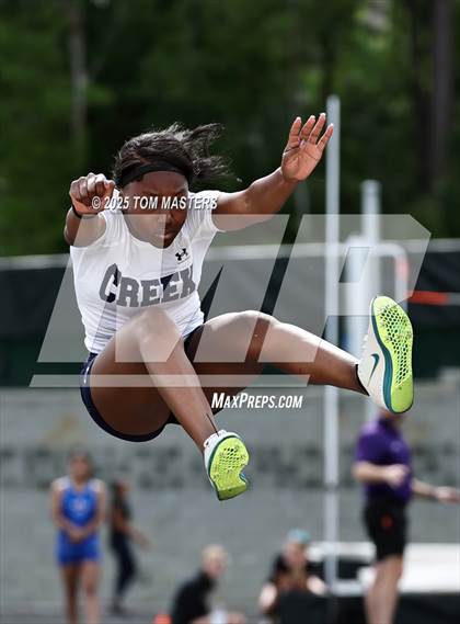 Thumbnail 3 in NCHSAA 4A West Regional (Long Jump) photogallery.
