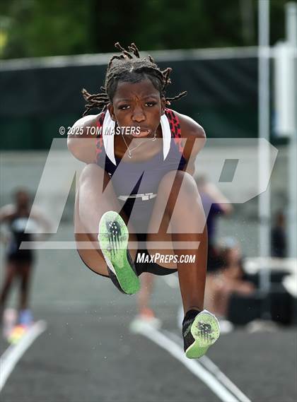 Thumbnail 3 in NCHSAA 4A West Regional (Long Jump) photogallery.