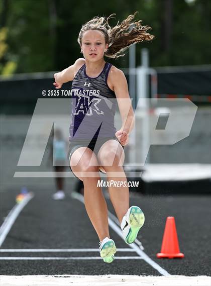 Thumbnail 3 in NCHSAA 4A West Regional (Long Jump) photogallery.