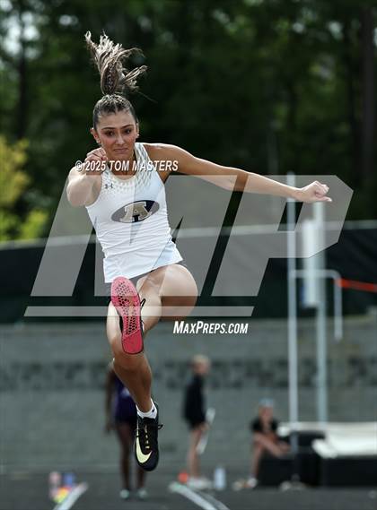 Thumbnail 3 in NCHSAA 4A West Regional (Long Jump) photogallery.