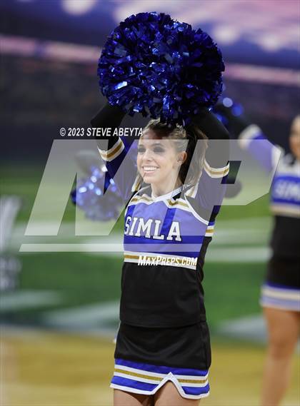 Thumbnail 1 in Simla CHSAA Spirit Poms photogallery.
