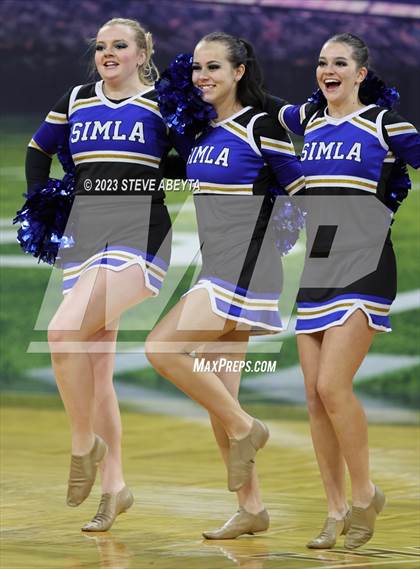 Thumbnail 2 in Simla CHSAA Spirit Poms photogallery.
