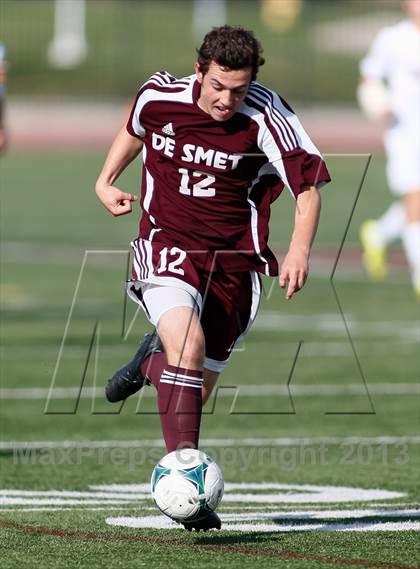 Thumbnail 1 in DeSmet Jesuit vs Belleville West (Gateway City Soccer Classic) photogallery.