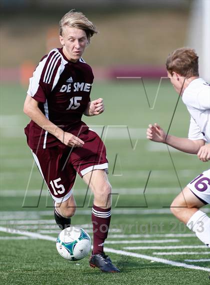 Thumbnail 1 in DeSmet Jesuit vs Belleville West (Gateway City Soccer Classic) photogallery.