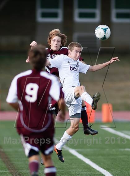 Thumbnail 3 in DeSmet Jesuit vs Belleville West (Gateway City Soccer Classic) photogallery.