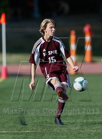 Thumbnail 2 in DeSmet Jesuit vs Belleville West (Gateway City Soccer Classic) photogallery.