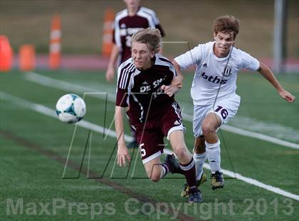 Thumbnail 3 in DeSmet Jesuit vs Belleville West (Gateway City Soccer Classic) photogallery.