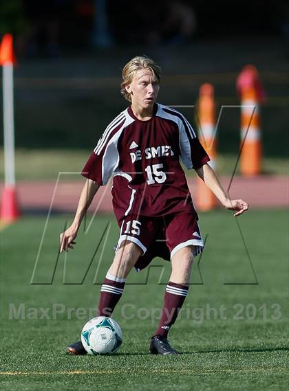 Thumbnail 1 in DeSmet Jesuit vs Belleville West (Gateway City Soccer Classic) photogallery.