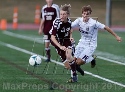 Thumbnail 2 in DeSmet Jesuit vs Belleville West (Gateway City Soccer Classic) photogallery.