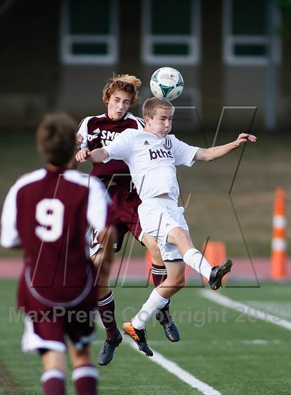 Thumbnail 2 in DeSmet Jesuit vs Belleville West (Gateway City Soccer Classic) photogallery.