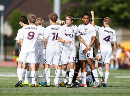 Thumbnail 3 in DeSmet Jesuit vs Belleville West (Gateway City Soccer Classic) photogallery.