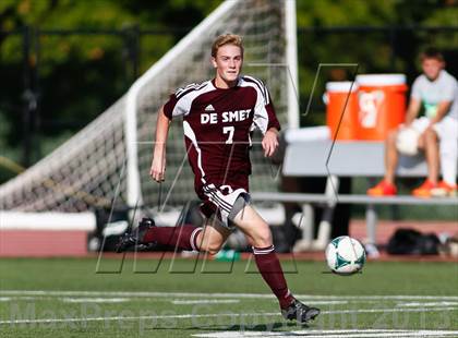 Thumbnail 1 in DeSmet Jesuit vs Belleville West (Gateway City Soccer Classic) photogallery.