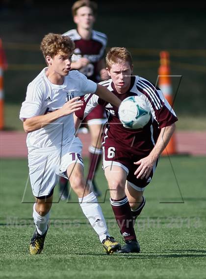 Thumbnail 1 in DeSmet Jesuit vs Belleville West (Gateway City Soccer Classic) photogallery.