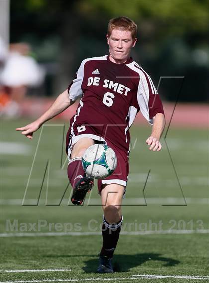 Thumbnail 1 in DeSmet Jesuit vs Belleville West (Gateway City Soccer Classic) photogallery.