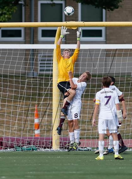 Thumbnail 2 in DeSmet Jesuit vs Belleville West (Gateway City Soccer Classic) photogallery.