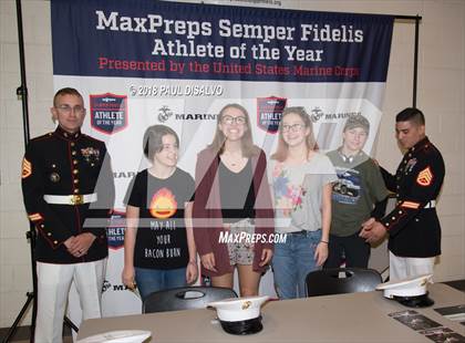 Thumbnail 1 in Marines H.S. Male Athlete of the Year -  Brett Yackey photogallery.