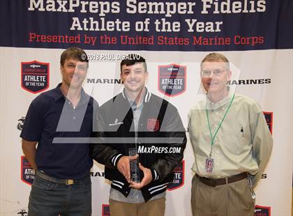 Thumbnail 2 in Marines H.S. Male Athlete of the Year -  Brett Yackey photogallery.