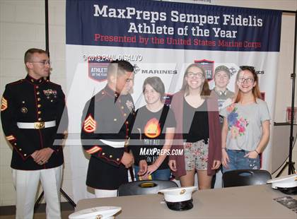 Thumbnail 3 in Marines H.S. Male Athlete of the Year -  Brett Yackey photogallery.