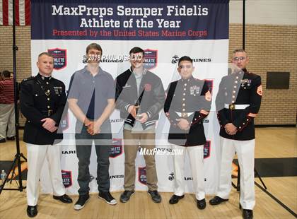 Thumbnail 2 in Marines H.S. Male Athlete of the Year -  Brett Yackey photogallery.