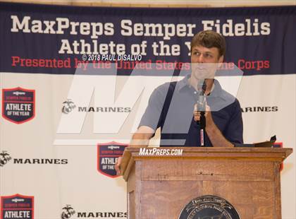 Thumbnail 2 in Marines H.S. Male Athlete of the Year -  Brett Yackey photogallery.