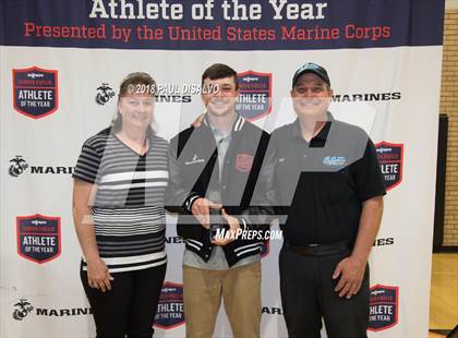 Thumbnail 2 in Marines H.S. Male Athlete of the Year -  Brett Yackey photogallery.