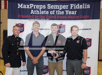 Thumbnail 2 in Marines H.S. Male Athlete of the Year -  Brett Yackey photogallery.