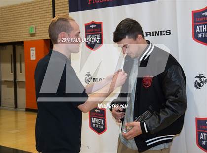 Thumbnail 1 in Marines H.S. Male Athlete of the Year -  Brett Yackey photogallery.
