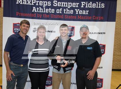 Thumbnail 1 in Marines H.S. Male Athlete of the Year -  Brett Yackey photogallery.