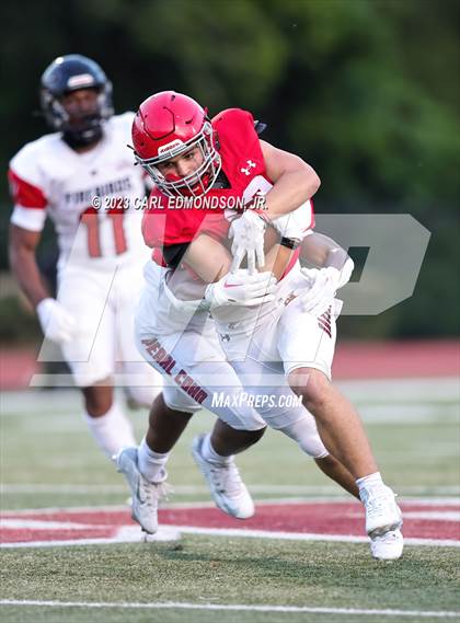 Thumbnail 3 in Pearl-Cohn vs Brentwood Academy (scrimmage) photogallery.