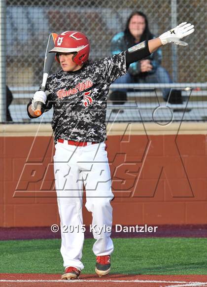 Thumbnail 3 in Mineral Wells vs Alvarado (Bowie Invitational) photogallery.