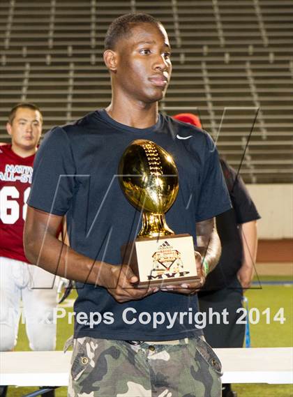 Thumbnail 1 in Native All-Star Football Classic (Red Hawks vs. Blue Eagles) photogallery.
