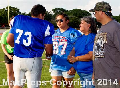 Thumbnail 3 in Native All-Star Football Classic (Red Hawks vs. Blue Eagles) photogallery.