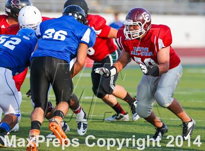 Thumbnail 3 in Native All-Star Football Classic (Red Hawks vs. Blue Eagles) photogallery.