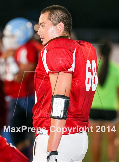 Thumbnail 1 in Native All-Star Football Classic (Red Hawks vs. Blue Eagles) photogallery.