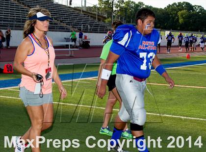 Thumbnail 3 in Native All-Star Football Classic (Red Hawks vs. Blue Eagles) photogallery.