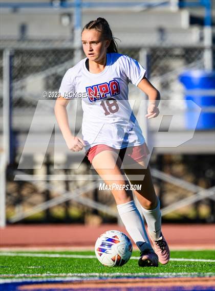 Thumbnail 2 in Northland Prep Academy vs Show Low (AIA Fall Soccer Final) photogallery.