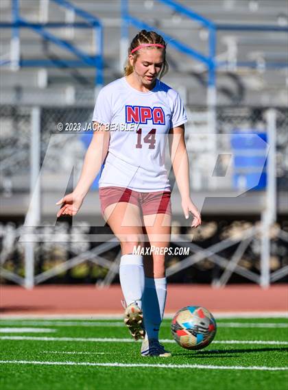 Thumbnail 2 in Northland Prep Academy vs Show Low (AIA Fall Soccer Final) photogallery.