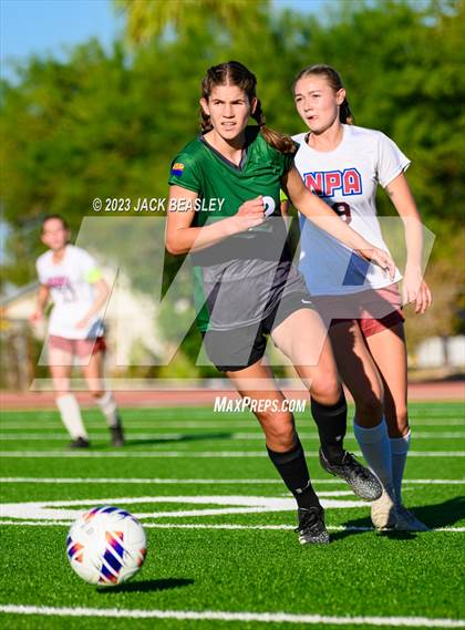 Thumbnail 2 in Northland Prep Academy vs Show Low (AIA Fall Soccer Final) photogallery.