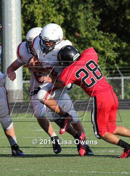 Thumbnail 1 in Boyd Freshman Red vs Coppell photogallery.