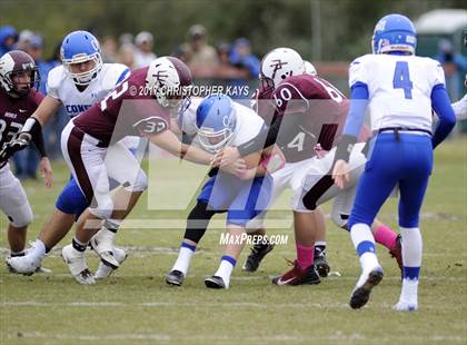 Thumbnail 2 in Sesser-Valier/Waltonville/Woodlawn vs Greenville (IHSA 3A Playoffs - First Round) photogallery.