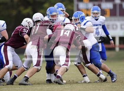 Thumbnail 1 in Sesser-Valier/Waltonville/Woodlawn vs Greenville (IHSA 3A Playoffs - First Round) photogallery.