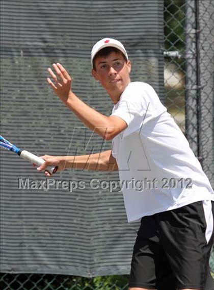 Thumbnail 3 in Miramonte vs Red Bluff (CIF NorCal Team Tennis Championships) photogallery.