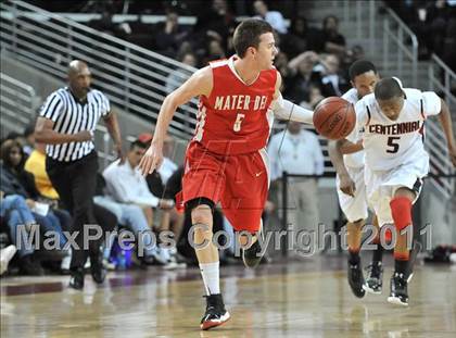 Thumbnail 1 in Mater Dei vs. Centennial (CIF Southern D1 Regional Final) photogallery.