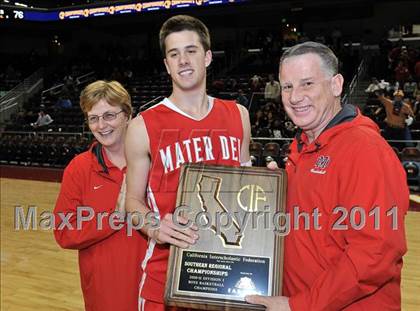 Thumbnail 1 in Mater Dei vs. Centennial (CIF Southern D1 Regional Final) photogallery.