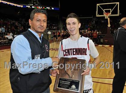 Thumbnail 1 in Mater Dei vs. Centennial (CIF Southern D1 Regional Final) photogallery.