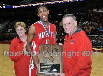 Thumbnail 3 in Mater Dei vs. Centennial (CIF Southern D1 Regional Final) photogallery.