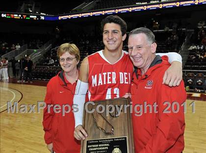 Thumbnail 1 in Mater Dei vs. Centennial (CIF Southern D1 Regional Final) photogallery.